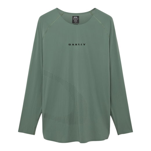 Oakley Fahrrad-Langarmshirt Seeker Whip LS Jersey (MTB Trail) aviator grün Herren